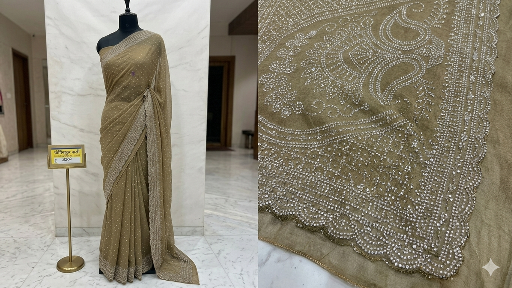 Crystal Shine Saree